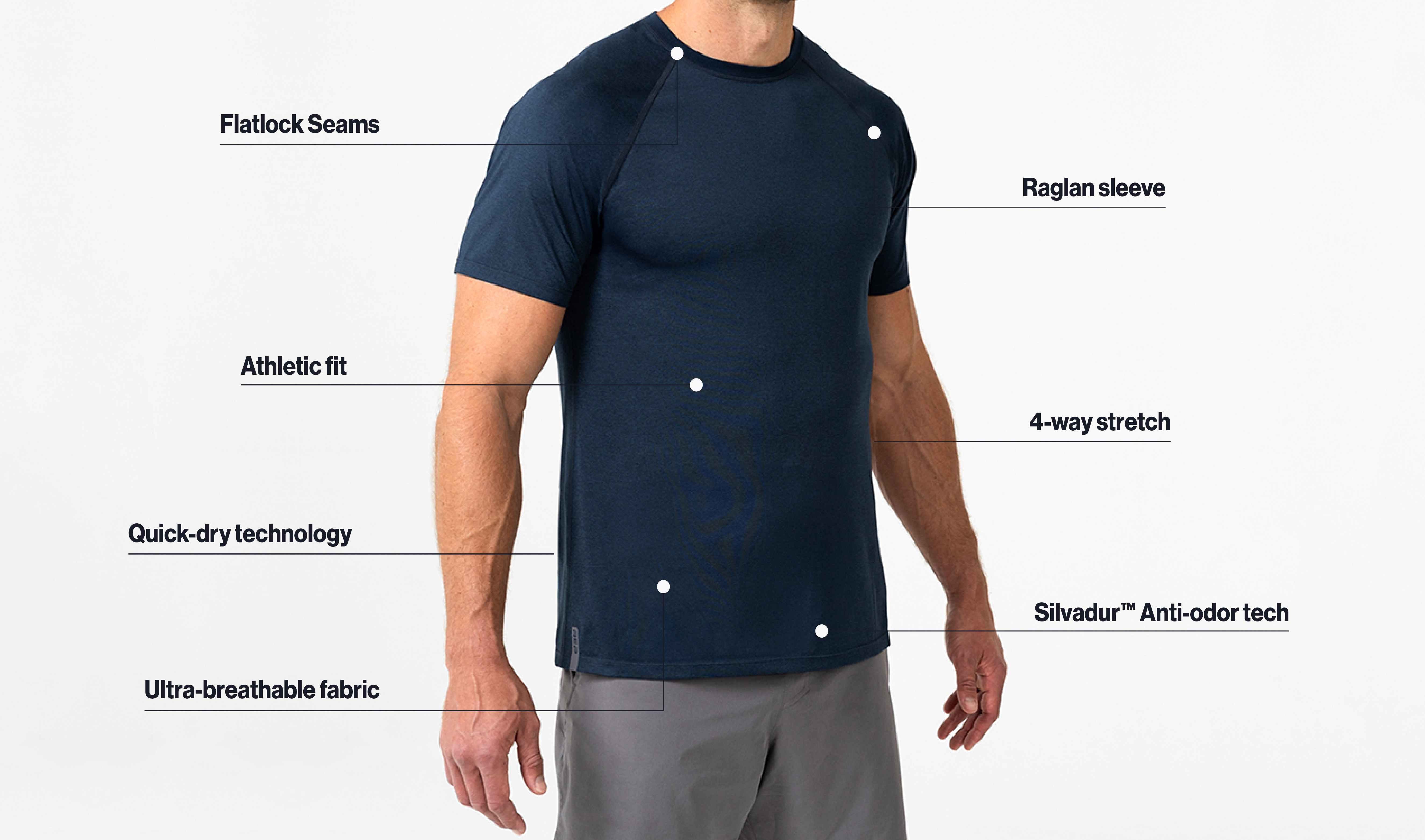Men's Aerix Tee Informational